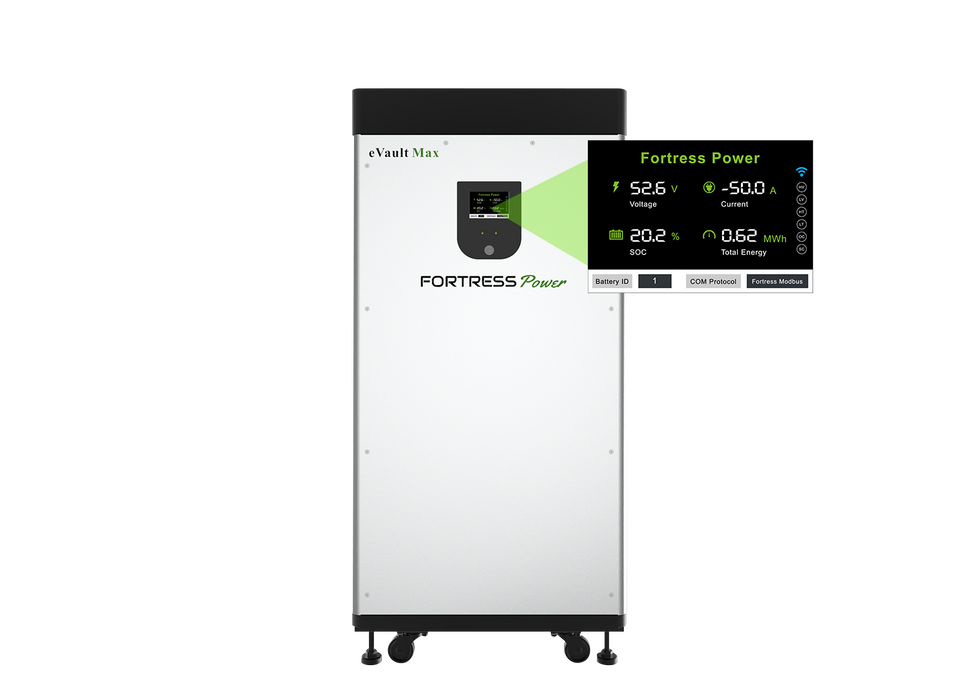 Fortress Power eVault 18.5 kWh Lithium Ferro Phosphate Battery