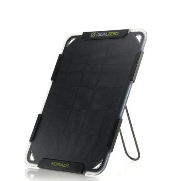 Goal Zero Guide 12 Plus Power Bank & Nomad 5 Solar Panel Charger Kit