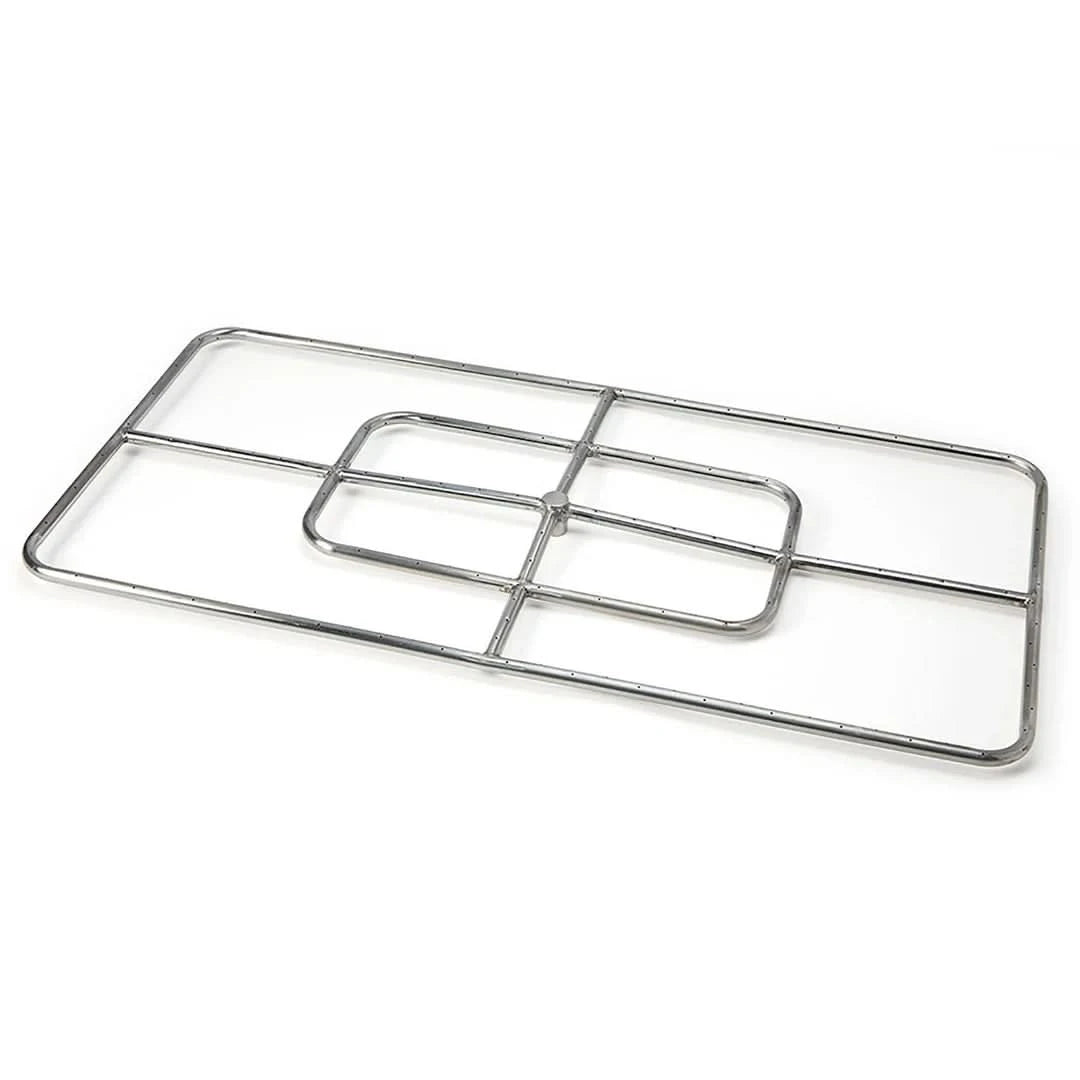 Rectangle Stainless Steel Fire Ring by HPC Fire — Build the Power