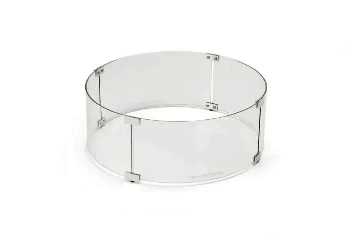 HPC Fire Round Fire Pit Glass Wind Guard — Build the Power