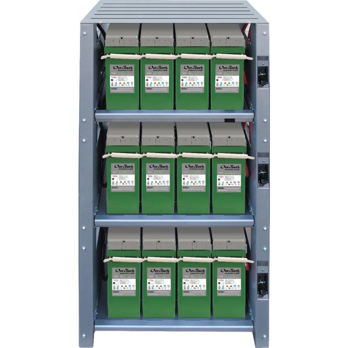 Outback 3-shelf comprehensive battery enclosure