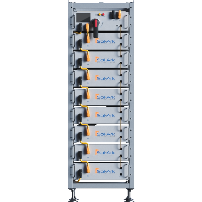 Sol-Ark High Voltage 60kWh Battery Bank - IP55 Outdoor - Use with Sol-Ark 60K