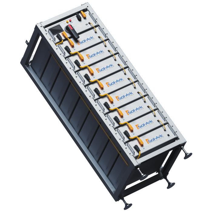 Sol-Ark High Voltage 60kWh Battery Bank - IP20 Indoor - Use with Sol-Ark 60K