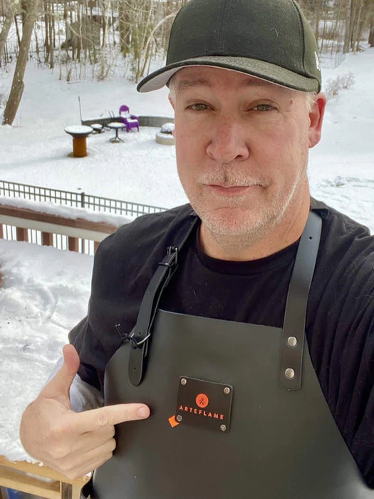 Arteflame Elevate Your Grilling Experience with Fine Leather Grill Aprons