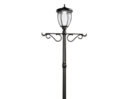 Nature Power Terrace Solar Lamp Post And Planter