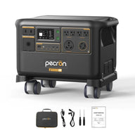 PECRON F5000 LFP Portable Power Station | 5120Wh | 7200W | Dual MPPT | 120V/240V Output | 5-Year Warranty