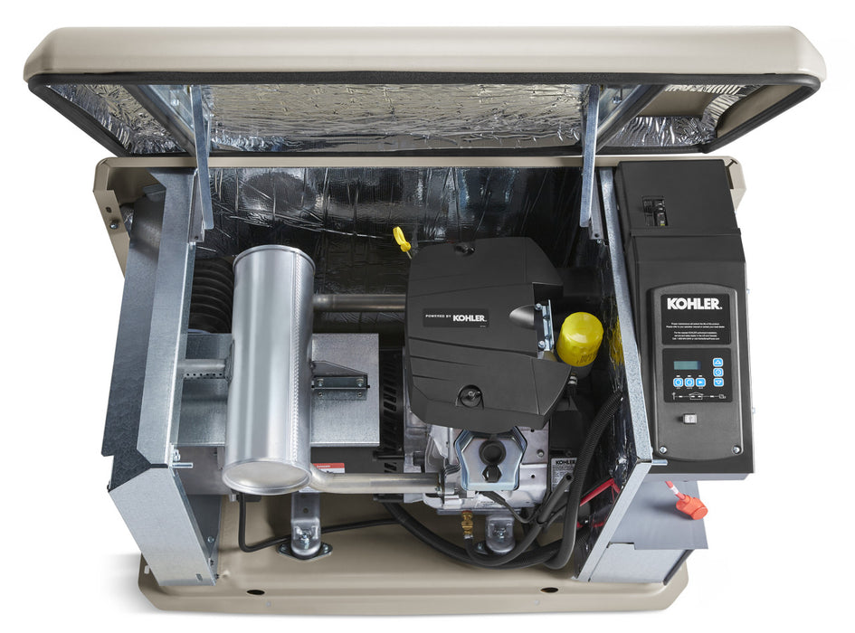 Kohler 14RCAL-100LC16 14kW Generator with Aluminum Enclosure and 100A 16-circuit Transfer Switch