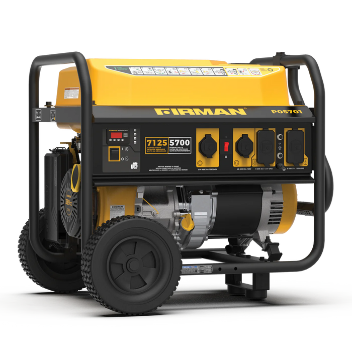 Firman Gas Portable Generator 7125W Recoil Start 120/240V