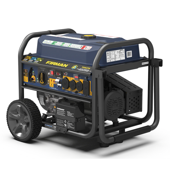 Firman Tri Fuel Portable Generator 11400W Electric Start 120V/240V with CO Alert