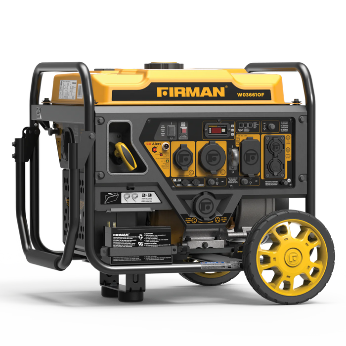 Firman Inverter Open Frame Portable Generator 4500W Recoil Start with CO Alert