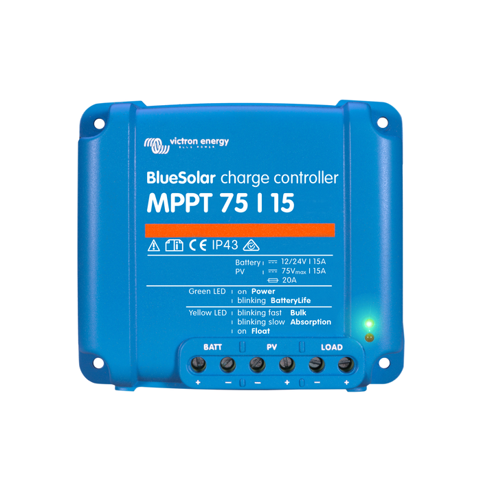 Victron BlueSolar MPPT Charge Controller 75/15 (12/24V-15A)