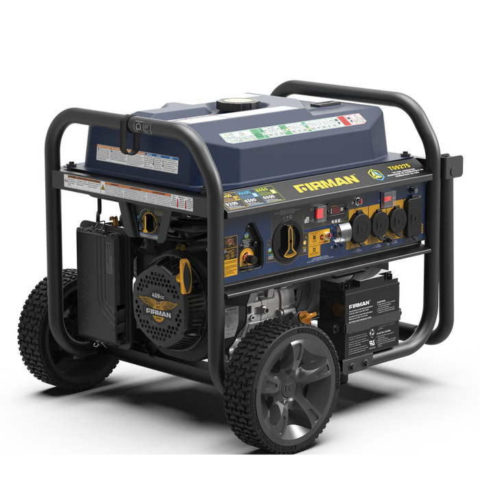 Firman Tri Fuel Portable Generator 11400W Electric Start 120V/240V with CO Alert